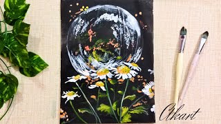 Painting With Acrylic Color For Beginners/ Step By Step