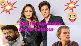 Top 10 Superstars of World Cinema 2023 // No American on list..?😀😀