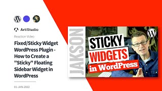 FAB Reacts : Fixed Sticky Widget WordPress Plugin How to Create a "Sticky" Floating Sidebar Widget