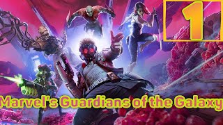 Cтрим прохождение игры Marvel's Guardians of the Galaxy Часть1