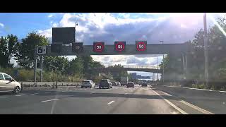 Driving on M4 Motorway 🛣  Monday Evening