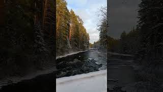 River in Norway. #beautiful #norway #snow #nature