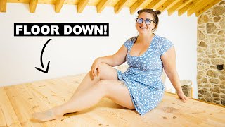 Installing the Flooring in Our Abandoned Barn Conversion | DIY Dream House Build