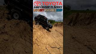 😎Toyota LC76 Dry River Bed Drop🔥