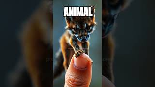 Up Close with Nature’s Tiny Wonders: A Finger-Sized Animal in Incredible Detail #shortvideo #shorts