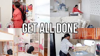 GET IT ALL DONE CLEAN WITH ME! NEW DINNER RECIPE, LAUNDRY HACKS, RESET ROUTINE SOLO MOM | Nia Nicole