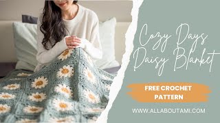 Cozy Days Daisy Blanket