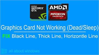 AMD/ATI Not Working, Black Screen, Thick Line Fixed Heat Gun Method | Graphics Dead or Sleep |