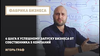 4 шага к успешному запуску бизнеса от собственника 5 компаний