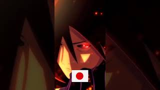 Madara Uchiha in different languages🔥#anime #shorts #animeedit #naruto #madara #uchiha