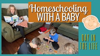 Homeschool With a Baby Day in the Life || How We Get it Done