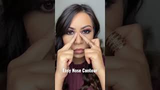 CRAZY EASY NOSE CONTOUR | #nosecontour #makeupshorts #shorts #makeuptips #contour