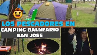 CAMPING BALNEARIO SAN JOSE- COLÓN-ENTRE RIOS- LOS PESCADORES-pesca de bagres-fogon