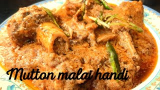 mutton malai handi | silky creamy curry by gujranwala food secret