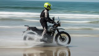 Riding Motorbike to Lamu Town