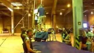 Sandrima Rising stunt training