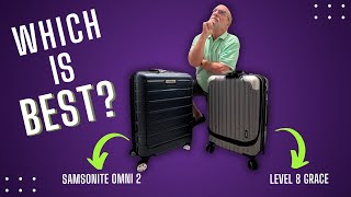 LEVEL 8 GRACE vs SAMSONITE OMNI 2 CARRY ON LUGGAGE