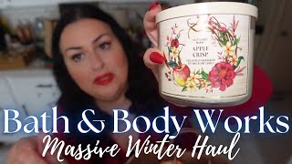 MASSIVE BATH AND BODY WORKS WINTER HAUL | SCENTS TO MAKE YOUR HOME SMELL BEAUTIFUL THIS SEASON