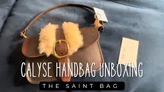 Unboxing my new one-of-a-kind Calyse Saint leather and sheepskin handbag