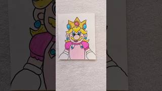 Turning Super Mario into princess Peach creative art | shorts | Zayan art and craft