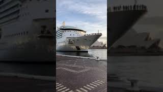 Radiance of the Seas docking in Sydney