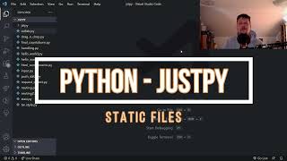 Python - JustPy - Static files