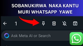 🛑 akantu kubwenge utaruzi muri whatsapp yawe  😱|| uranshimiranyuma #howtopin #howtopinonwhatsapp