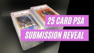 25 Card PSA Submission Reveal (Kobe, Shaq) | Sports Cards Investing and Collecting |