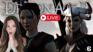 We Need Some Schmoola | Let's Play Dragon Age 2 Blind Ep.6 | 🔴LIVE🔴