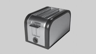 Toaster Turntable 3D Model