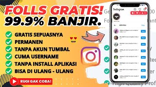 Followers Gratis Setiap Detik!🔥 Cara Menambahkan Followers Instagram Gratis Permanen 2023