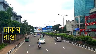 Dhaka City Road View from Mohakhali To Bijoy Sharani