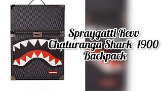 Unboxing Sprayground Spraygatti Revv Chaturanga Shark 1900 backpack | it looks like  Louis Vuitton 😎