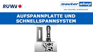 Aufspannplatte & Schnellspannsystem von RUWI | RUWI | sautershop