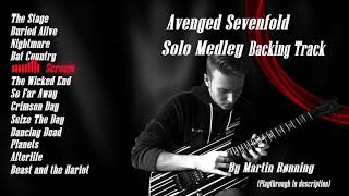 Avenged Sevenfold - SOLO MEDLEY // BACKING TRACK