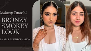 HOW TO CREATE A BRONZY SMOKEY EYE LOOK