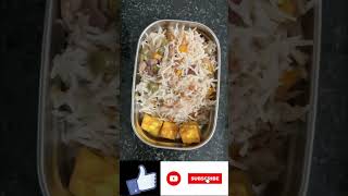 Kids Lunch box idea - Vegetable pulao with paneer fry #shorts #watchnowtamil #kidslunchboxideas