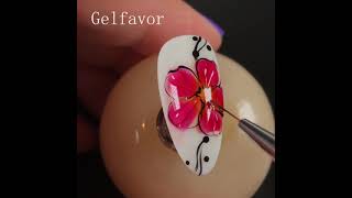 Blooming Flower Nail Art Design 🌸💅 | Gelfavor