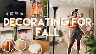 VLOG | cleaning & decorating for fall + farmers market