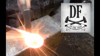 Blacksmithing  Project - A colonial  Rushlight