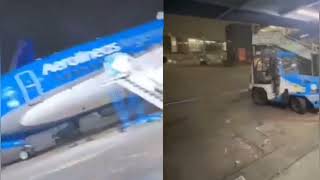 ⚠️FORTES TEMPESTADE DANIFICA AERONAVES,EQUIPAMENTOS,ESTRUTURAS EM AEROPORTOS ARGENTINOS  🇦🇷