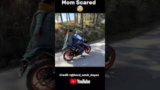 duke390 with mom reaction 👀🥵 || #shortvideos #automobile #duke250looks #bikeshorts