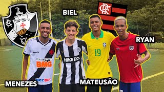 TRAVESSÃO E FINALIZAÇÃO COM JOÃO MENEZES (Vasco) E MATEUSÃO (Flamengo)