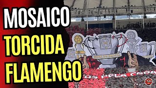 MOSAICO TORCIDA DO FLAMENGO AO VIVO NO MARACANÃ