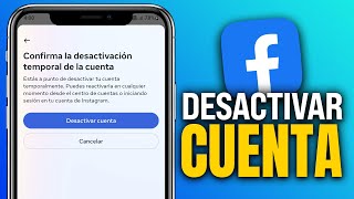 Cómo DESACTIVAR una cuenta de FACEBOOK en 2024