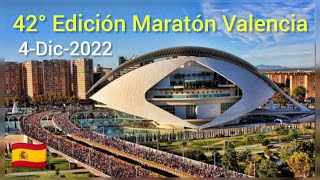 MARATON DE VALENCIA 2022🇪🇸. La mejor de España y una de las mejores del mundo!! 4-Dic-2022