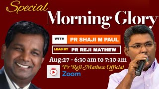 🔴SPECIAL MORNING GLORY WITH PR SHAJI M PAUL  | 27-08-2024 |