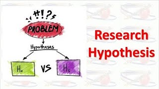 Research hypothesis & types | Null vs Alternate & Directional vs Non directional #nutrition