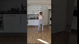 Professional Dancer Demonstrates Warm Up For Hips For Salsa and Bachata Dancers - Rasa Pauzaite