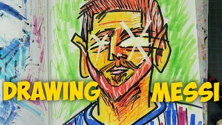 Drawing Lionel Messi